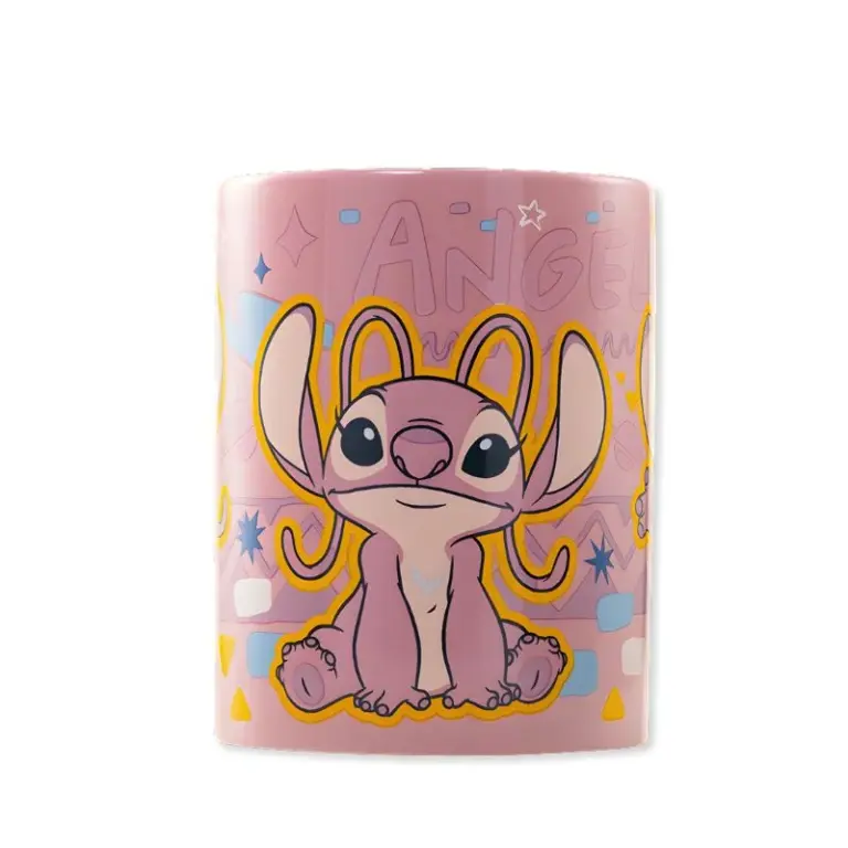 03. Pyramid Lilo & Stitch (Angel) Fuzzy Mug, 440 Ml