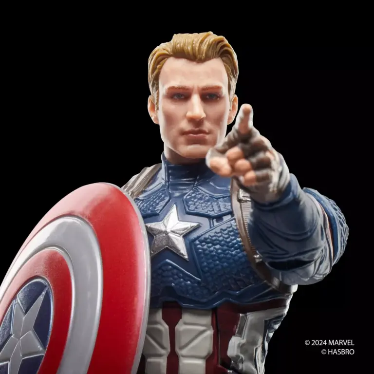 04. Marvel Legends Series Captain America Figura, 15cm