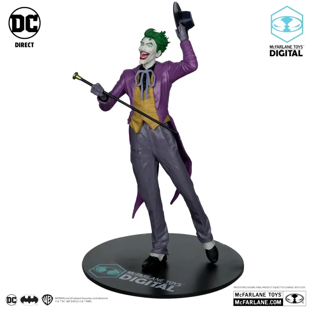 04. McFarlane Digital The Joker By Jason Fabok Figura, 29 Cm