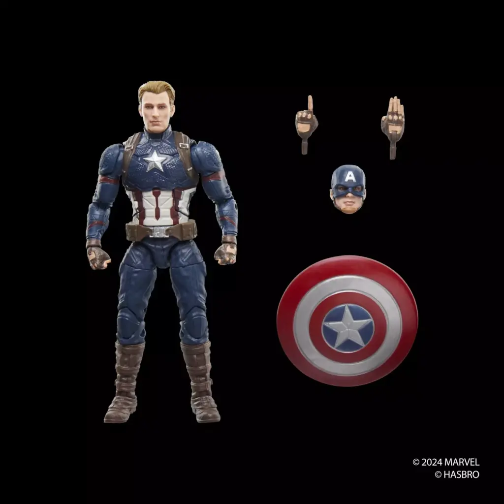 06. Marvel Legends Series Captain America Figura, 15cm