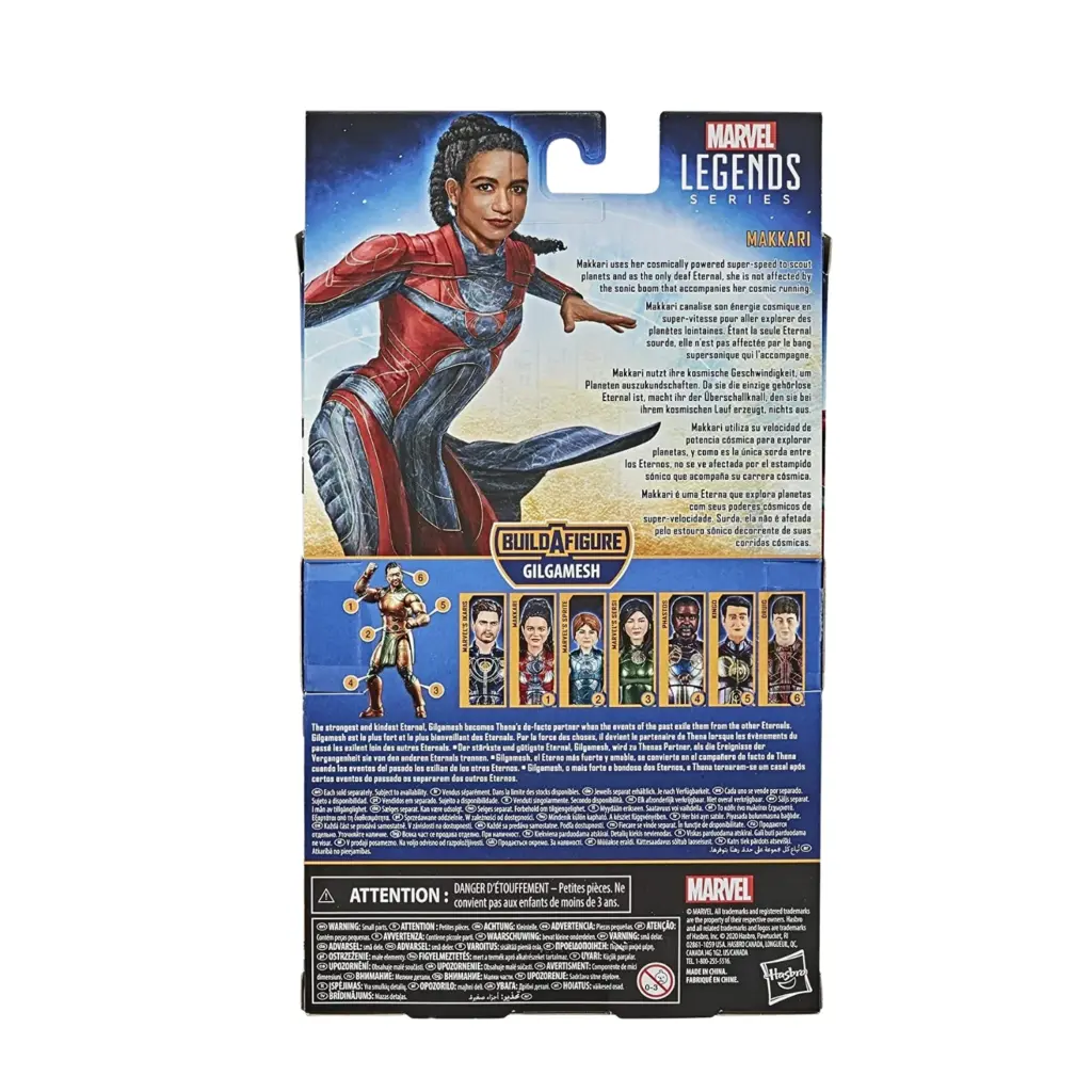 06. Marvel Legends Series Eternals Makkari Figura, 15cm