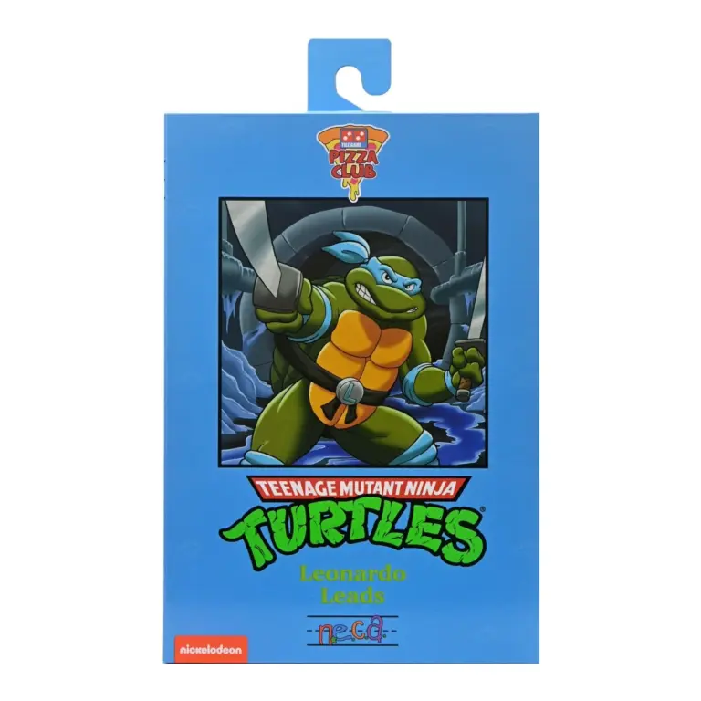 06. NECA Teenage Mutant Ninja Turtles Leonardo (Cartoon) Figura, 18cm