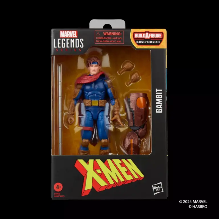 07. Marvel Legends Series X Men Gambit Figura, 15cm