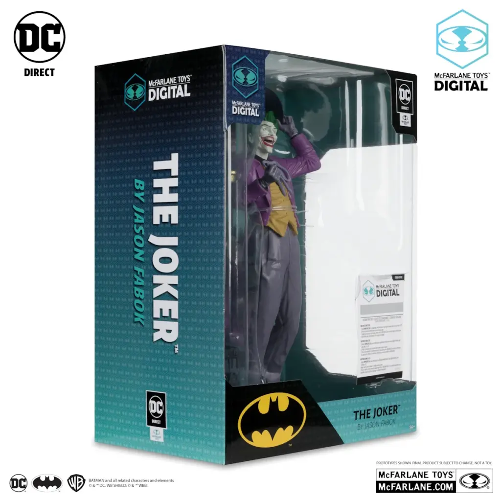 07. McFarlane Digital The Joker By Jason Fabok Figura, 29 Cm