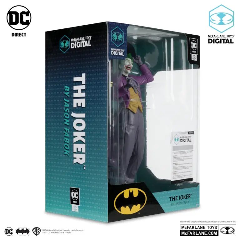 07. McFarlane Digital The Joker By Jason Fabok Figura, 29 Cm