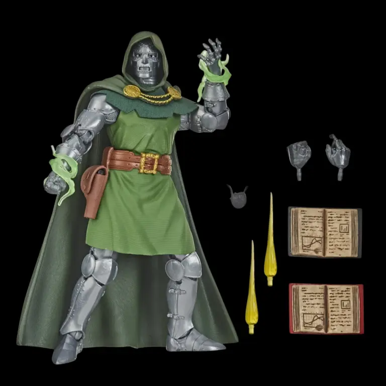 08. Marvel Legends Series Fantastic Four Dr. Doom Figura, 15cm