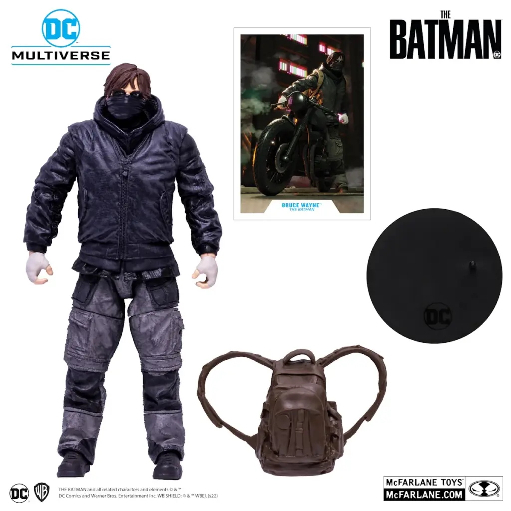 08. McFarlane DC Multiverse Bruce Wayne Drifter Figura, 18cm