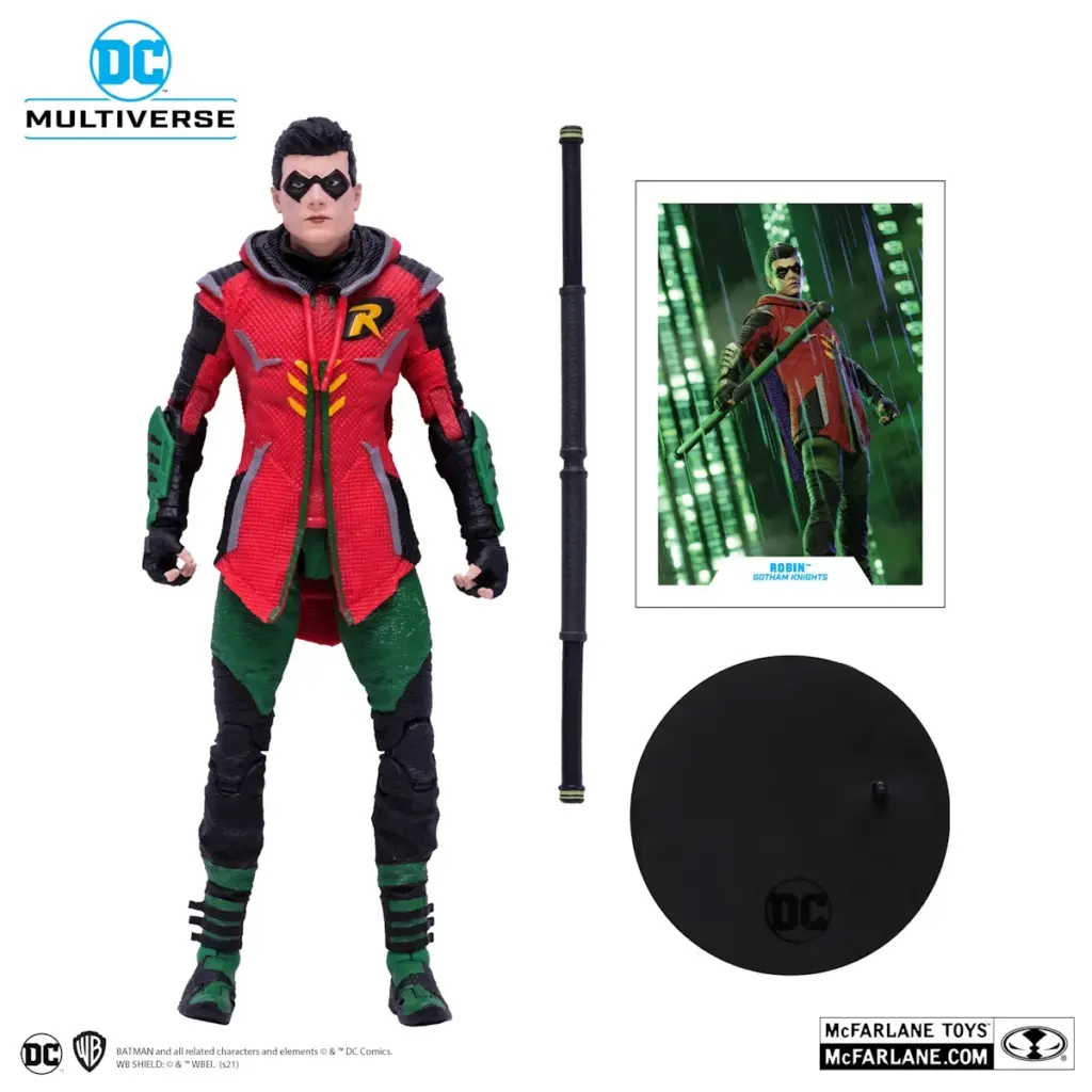 08. McFarlane DC Multiverse Robin (Gotham Knights) Figura, 18cm
