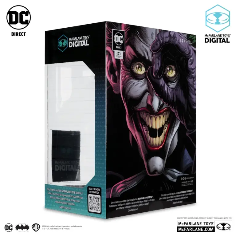 08. McFarlane Digital The Joker By Jason Fabok Figura, 29 Cm