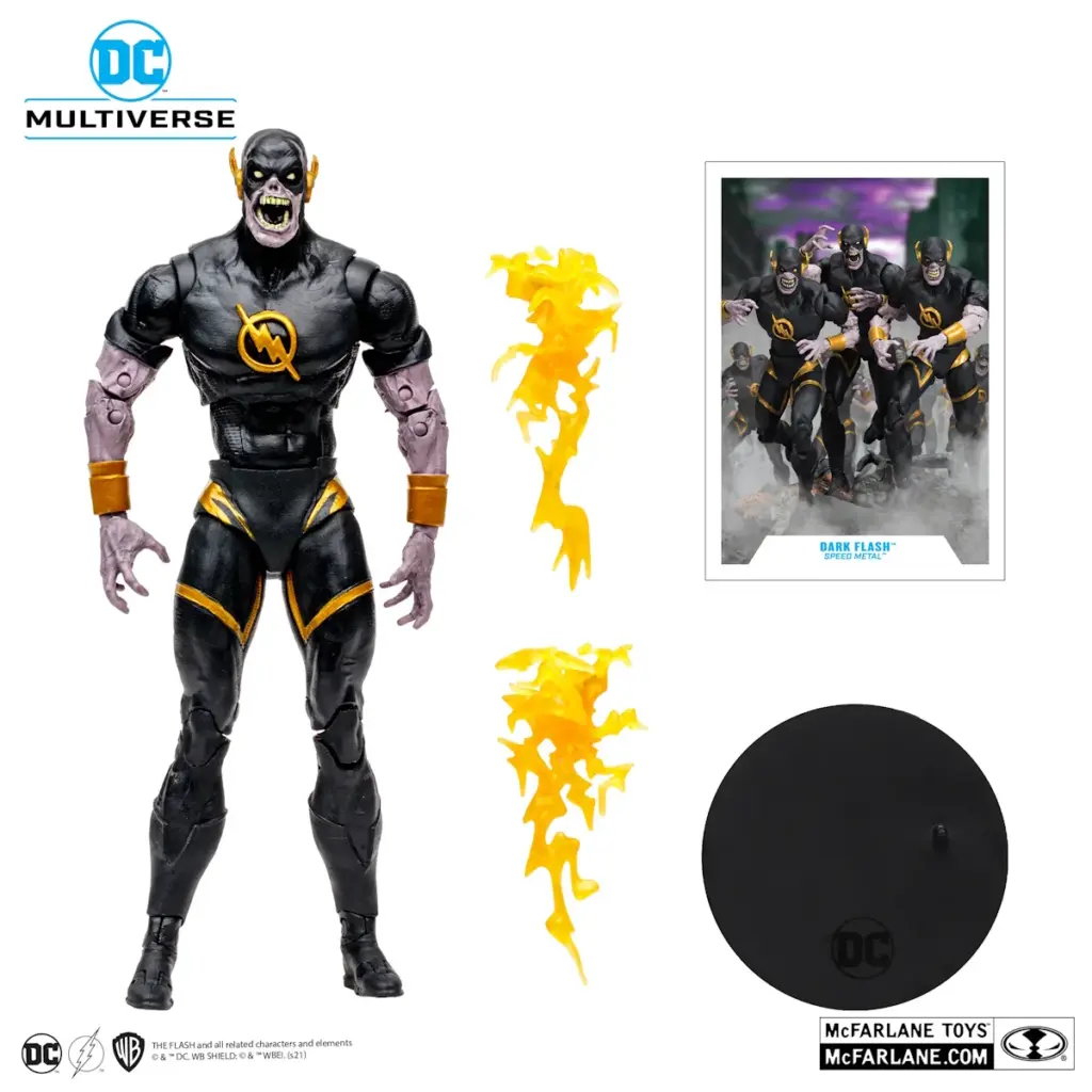 08. McFarlane Gold Label Dark Flash (Speed Metal) Figura, 18cm