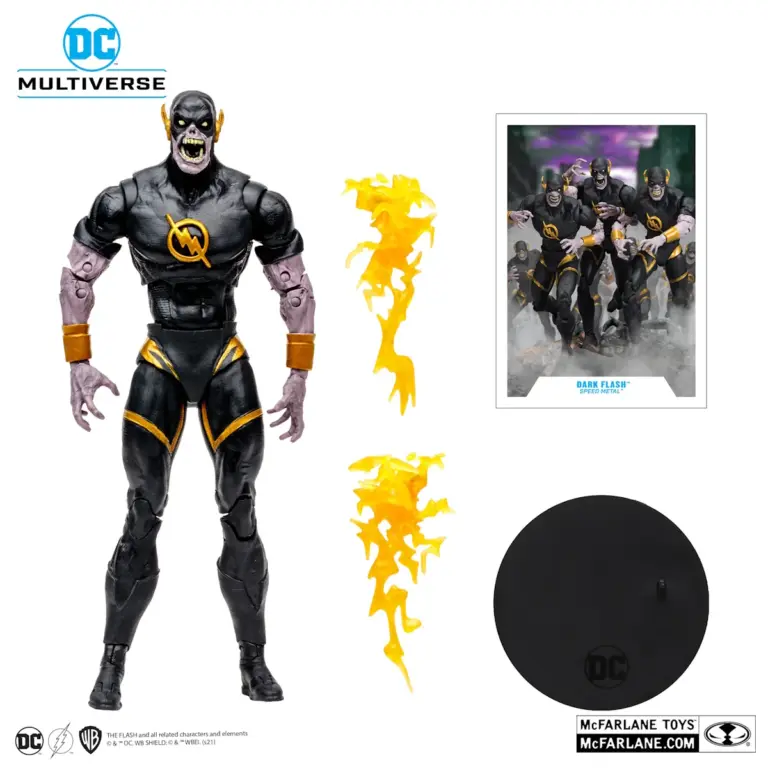 08. McFarlane Gold Label Dark Flash (Speed Metal) Figura, 18cm
