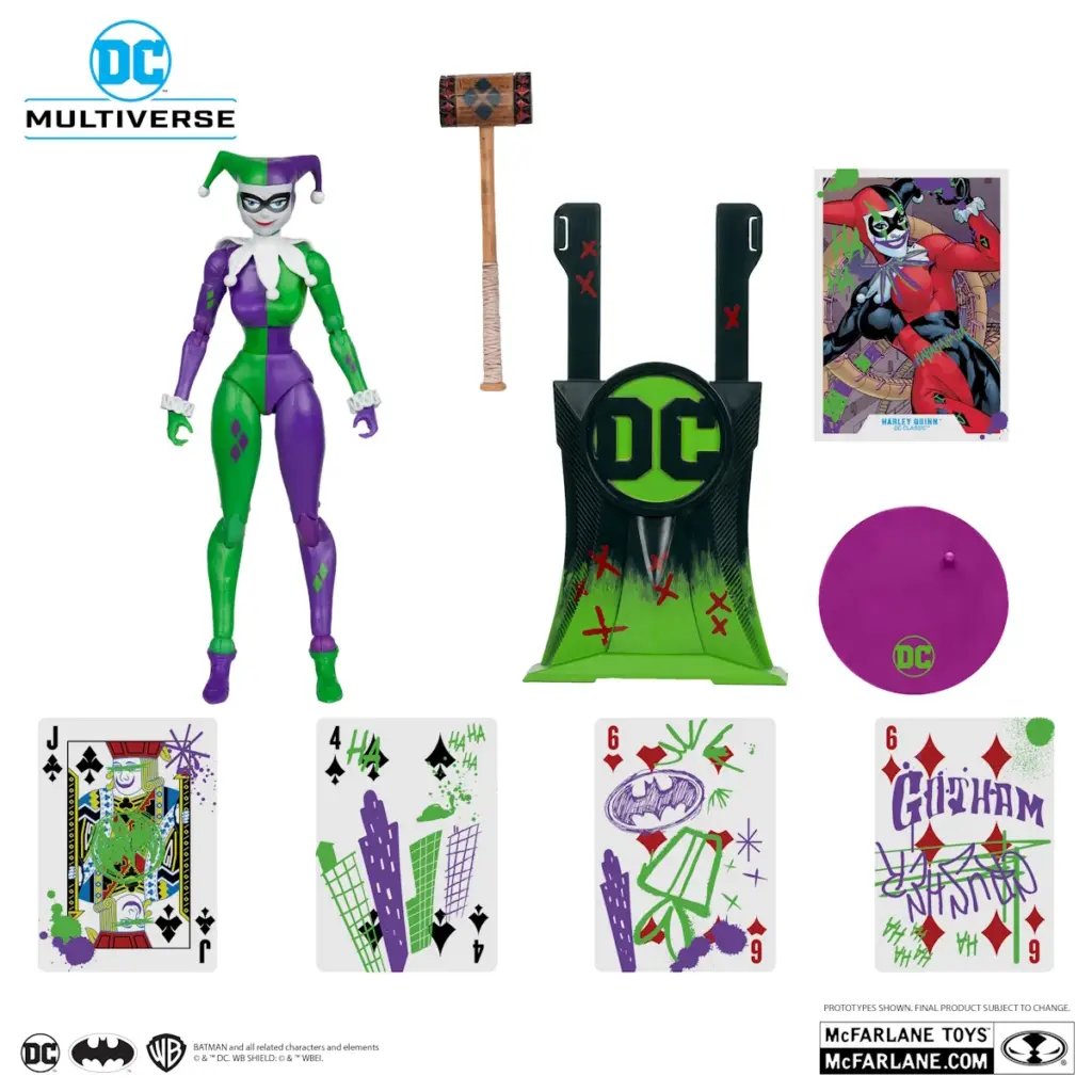 08. McFarlane Gold Label Harley Quinn (Jokerized) Figura, 18cm