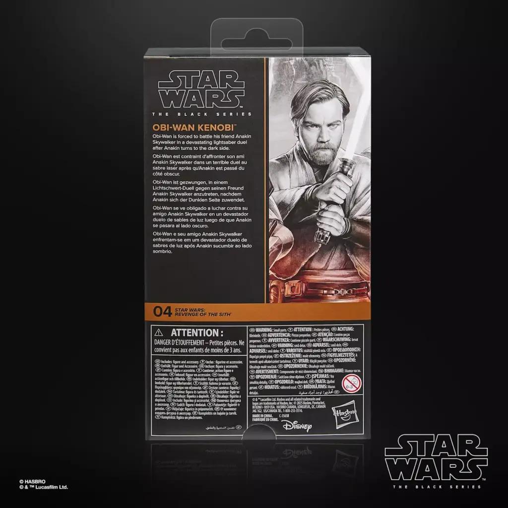 08. Star Wars Revenge Of The Sith Obi Wan Kenobi Figura, 15cm