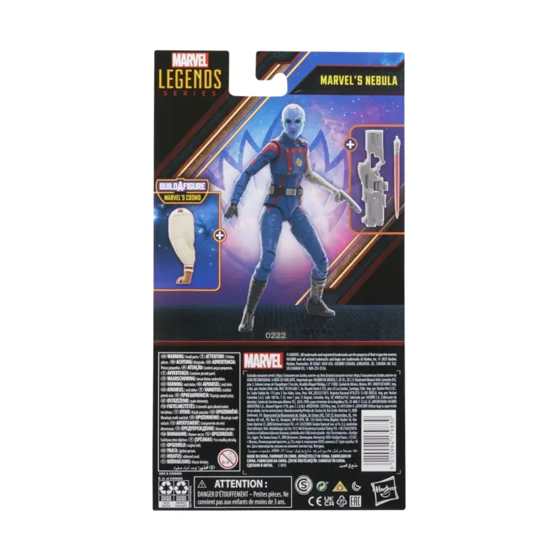 09. Marvel Legends Series Guardians Of The Galaxy Nebula Figura, 15cm