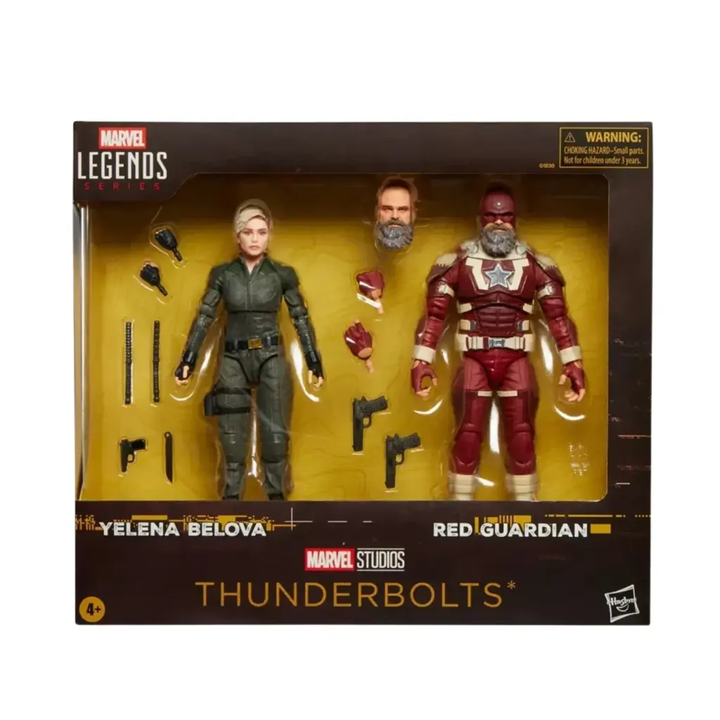 09. Marvel Legends Series Yelena Belova And Red Guardian Figure, 15cm