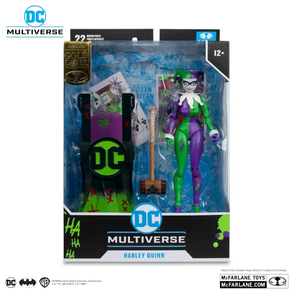 09. McFarlane Gold Label Harley Quinn (Jokerized) Figura, 18cm