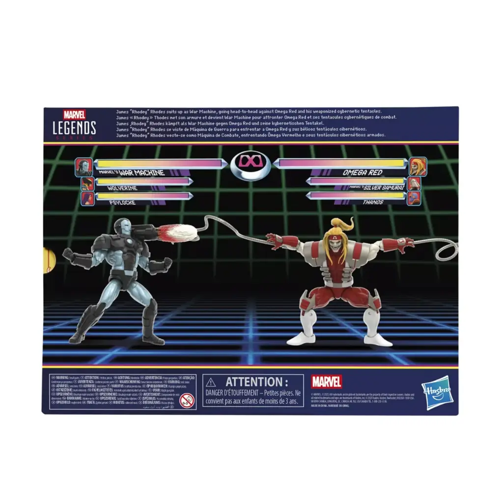 10. Marvel Legends Series War Machine Vs. Omega Red Figure, 15cm