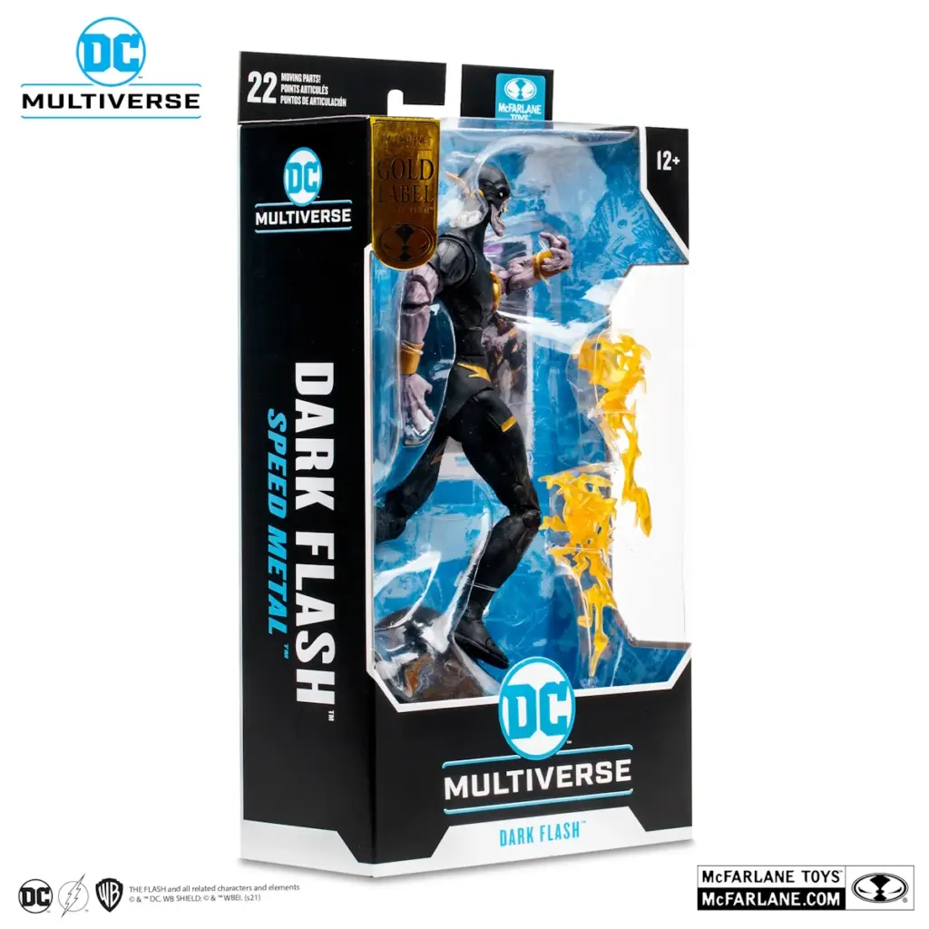 10. McFarlane Gold Label Dark Flash (Speed Metal) Figura, 18cm