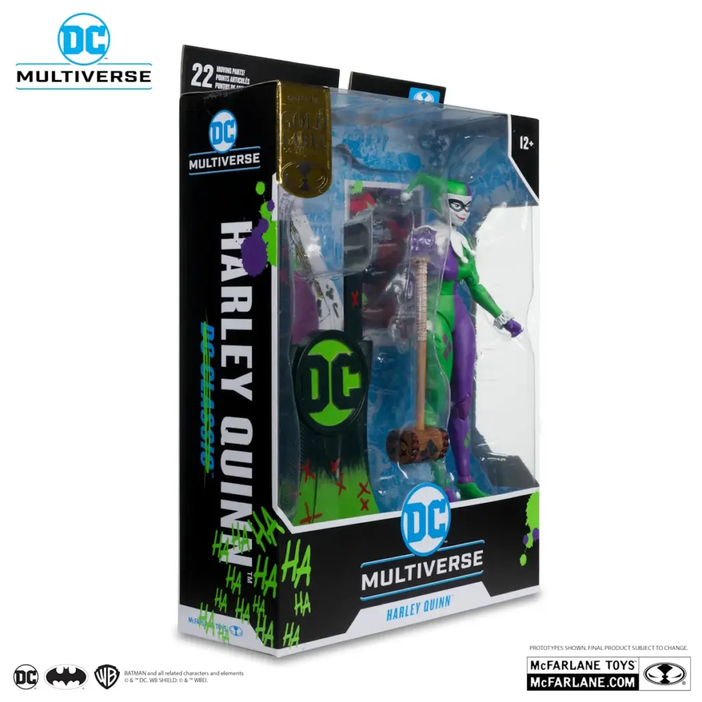 10. McFarlane Gold Label Harley Quinn (Jokerized) Figura, 18cm