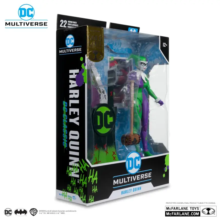 10. McFarlane Gold Label Harley Quinn (Jokerized) Figura, 18cm