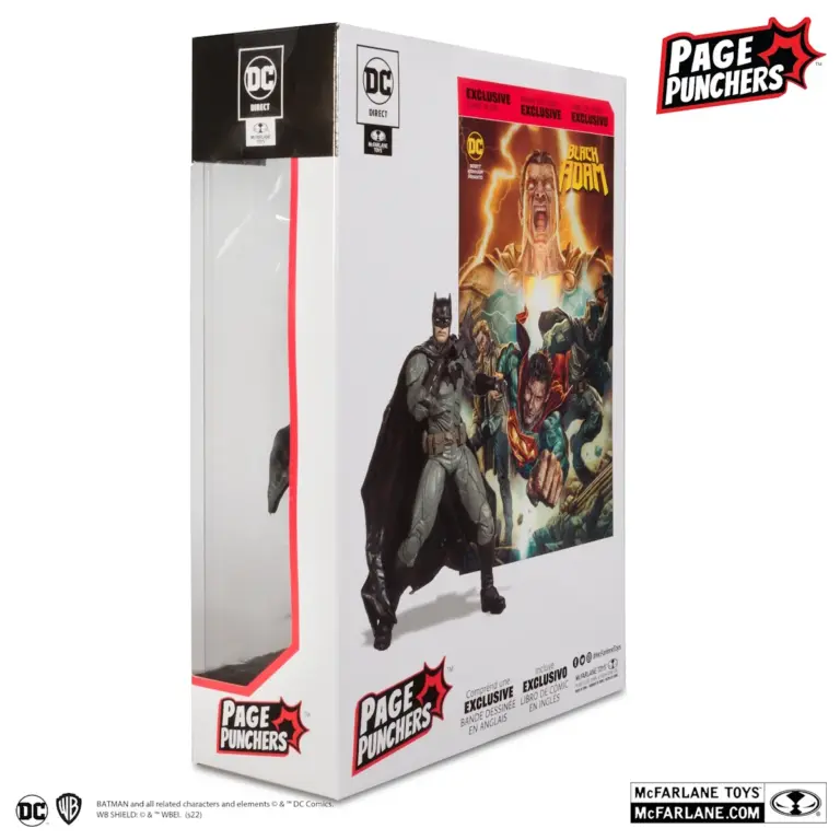 12. DC Comics Black Adam Strip + Batman Figura, 17cm