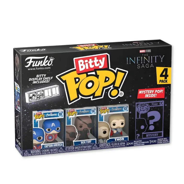 01. Funko Bitty Pop! The Infinity Saga 4 Pack Series 1