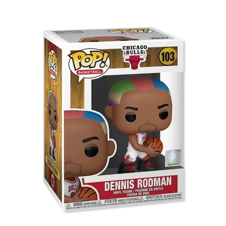 01. Funko Pop! Basketball NBA Legends Dennis Rodman (Bulls Home) #103