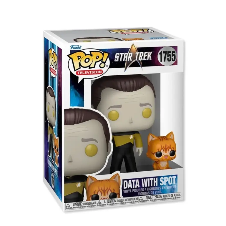 01. Funko Pop! & Buddy Star Trek Data With Spot #1755