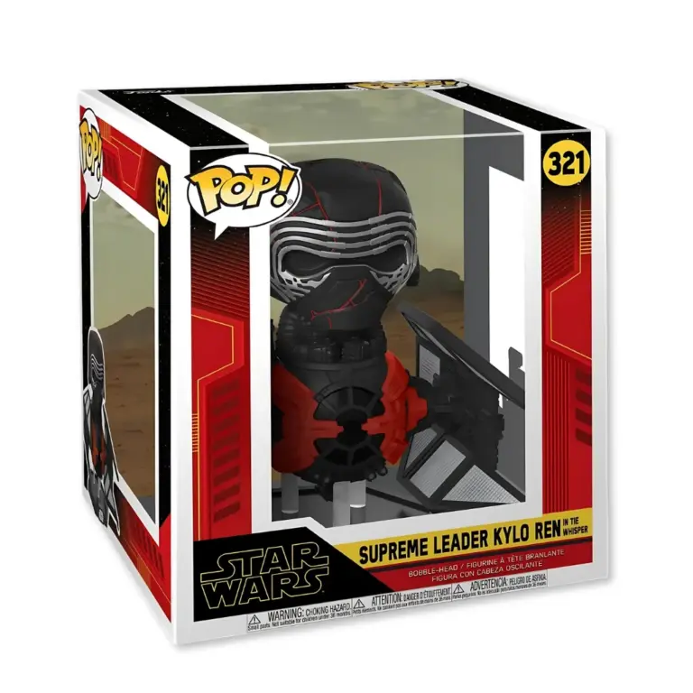 01. Funko Pop! Deluxe Star Wars Supreme Leader Kylo Ren