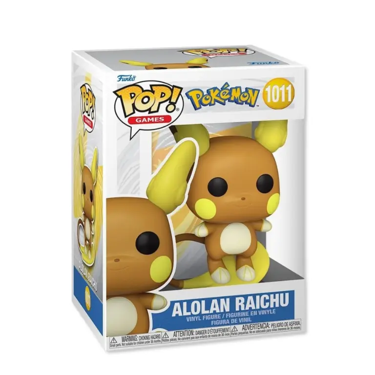 01. Funko Pop! Games Pokémon Alolan Raichu #1011