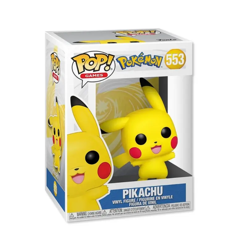 01. Funko Pop! Games Pokémon Pikachu (Waving) #553