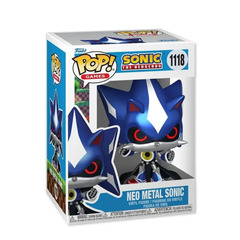 01. Funko Pop! Games Sonic The Hedgehog Neo Metal Sonic #1118