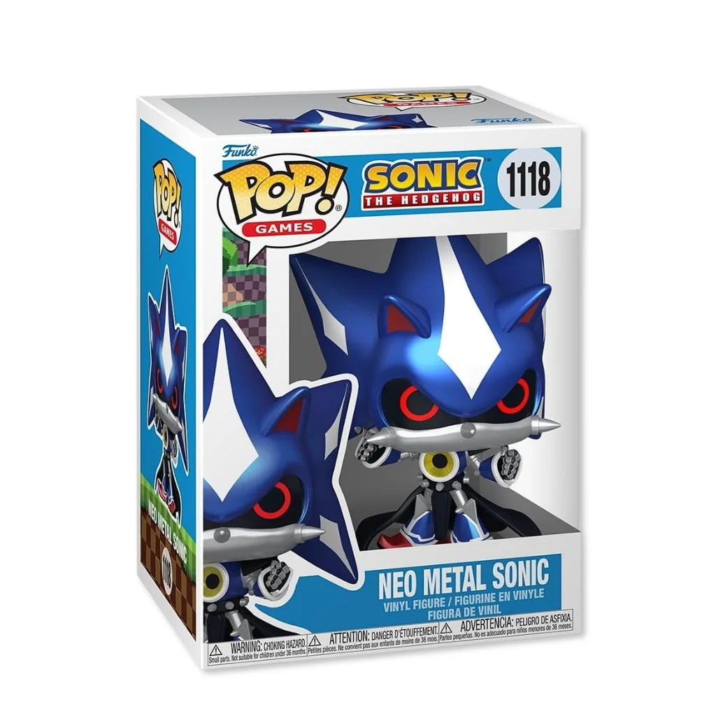 01. Funko Pop! Games Sonic The Hedgehog Neo Metal Sonic #1118