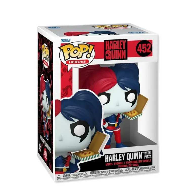 01. Funko Pop! Heroes DC Comics Harley Quinn With Pizza #452