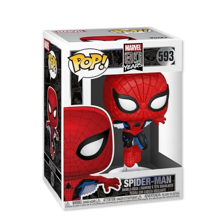 01. Funko Pop! Marvel 80th First Appearance Spider Man #593