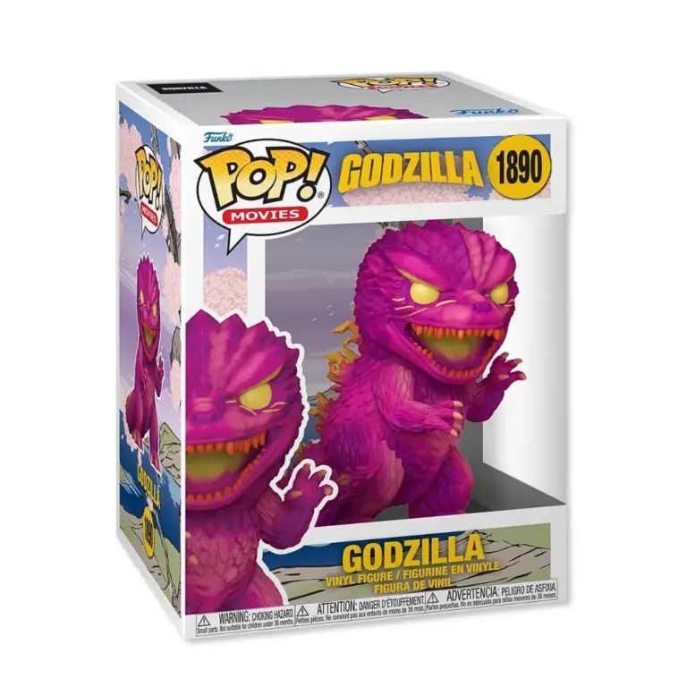 01. Funko Pop! Movies Godzilla Godzilla (Pink Retro Futurism) #1890