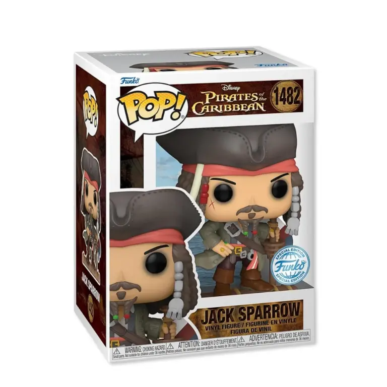 01. Funko Pop! Movies Pirates Of The Caribbean Jack Sparrow #1482