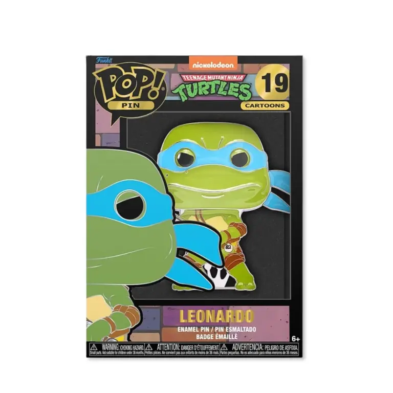 01. Funko Pop! Pin Teenage Mutant Ninja Turtles Leonardo #19