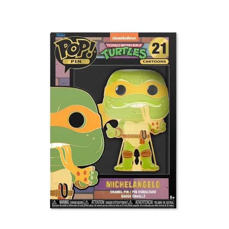 01. Funko Pop! Pin Teenage Mutant Ninja Turtles Michelangelo #21