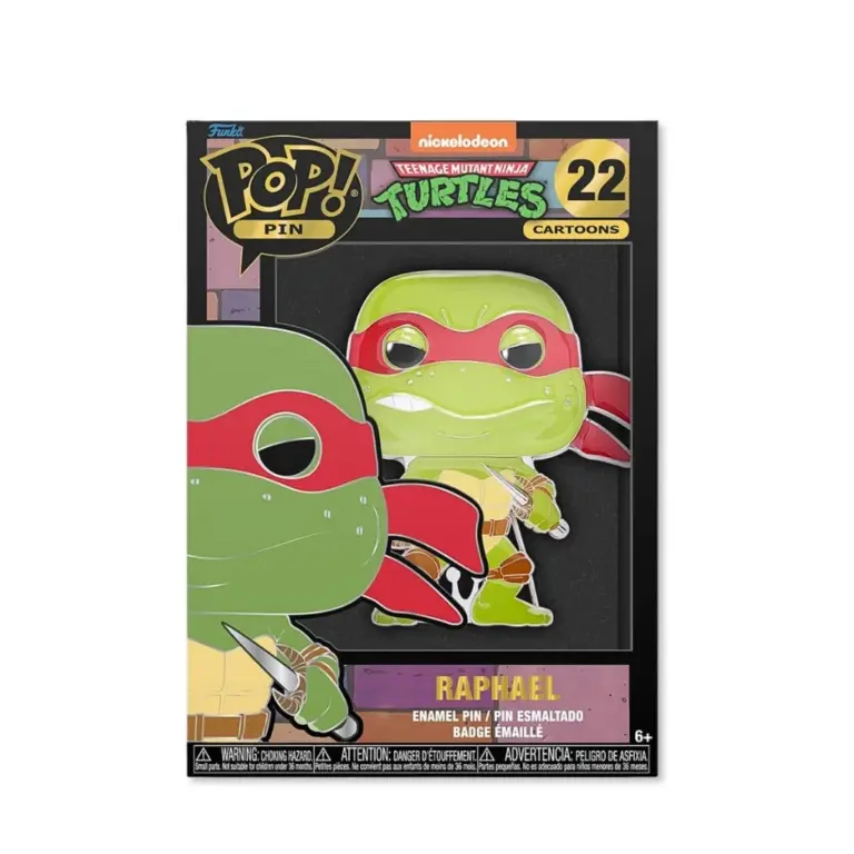 01. Funko Pop! Pin Teenage Mutant Ninja Turtles Raphael #22
