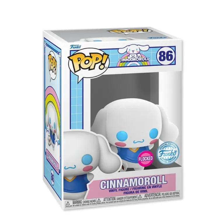 01. Funko Pop! Sanrio Hello Kitty Cinnamoroll With Soccer Ball (Flocked) #86