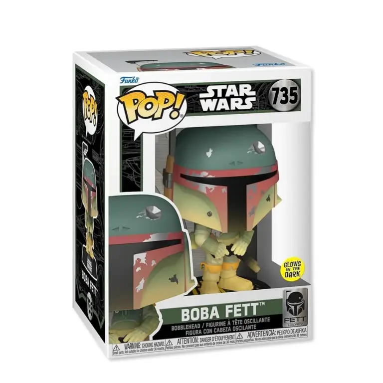 01. Funko Pop! Star Wars Boba Fett (GITD) #735