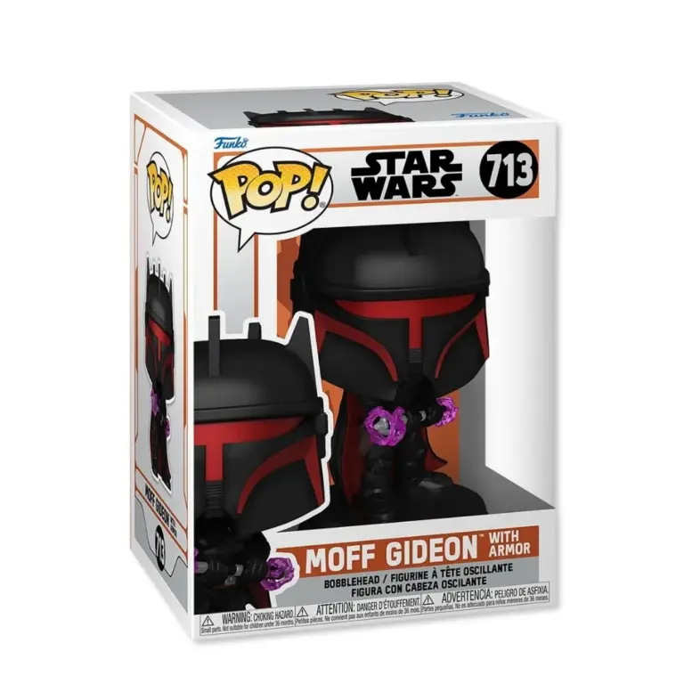 01. Funko Pop! Star Wars Moff Gideon With Armor #713
