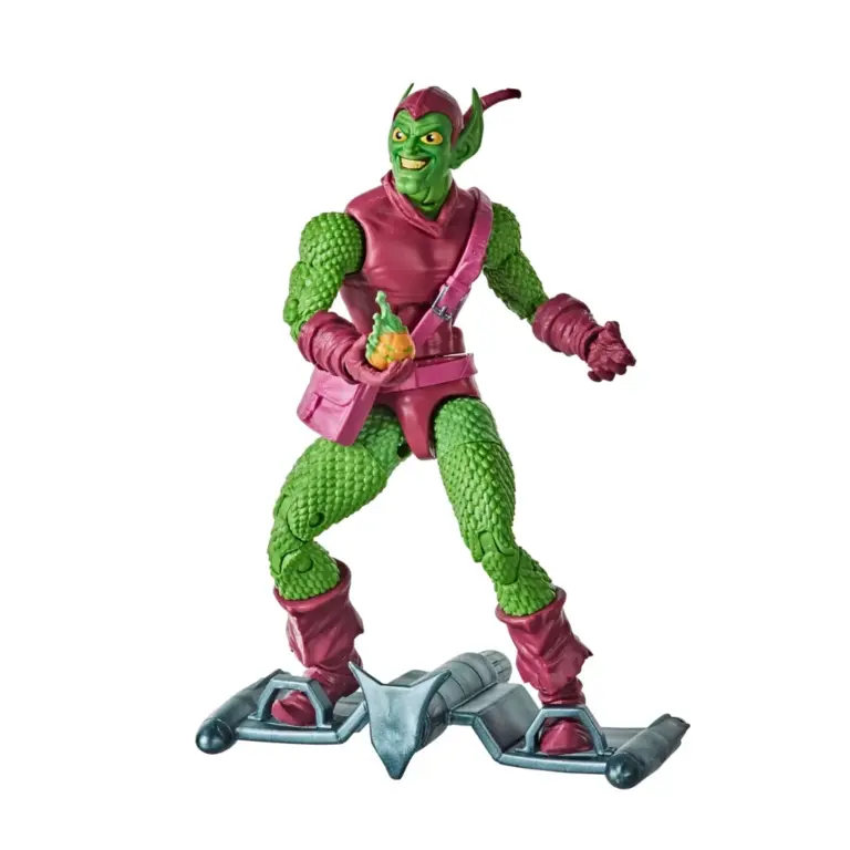01. Marvel Legends Series Spider Man Green Goblin (Retro) Figura, 15cm