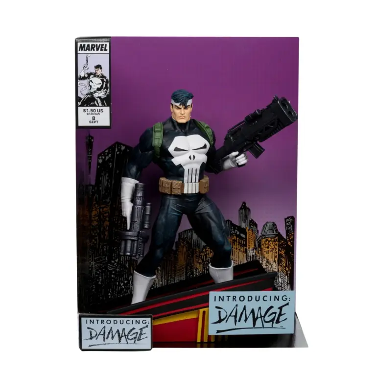 01. McFarlane Marvel The Punisher Figura, 26cm + Strip (The Punisher War Jo
