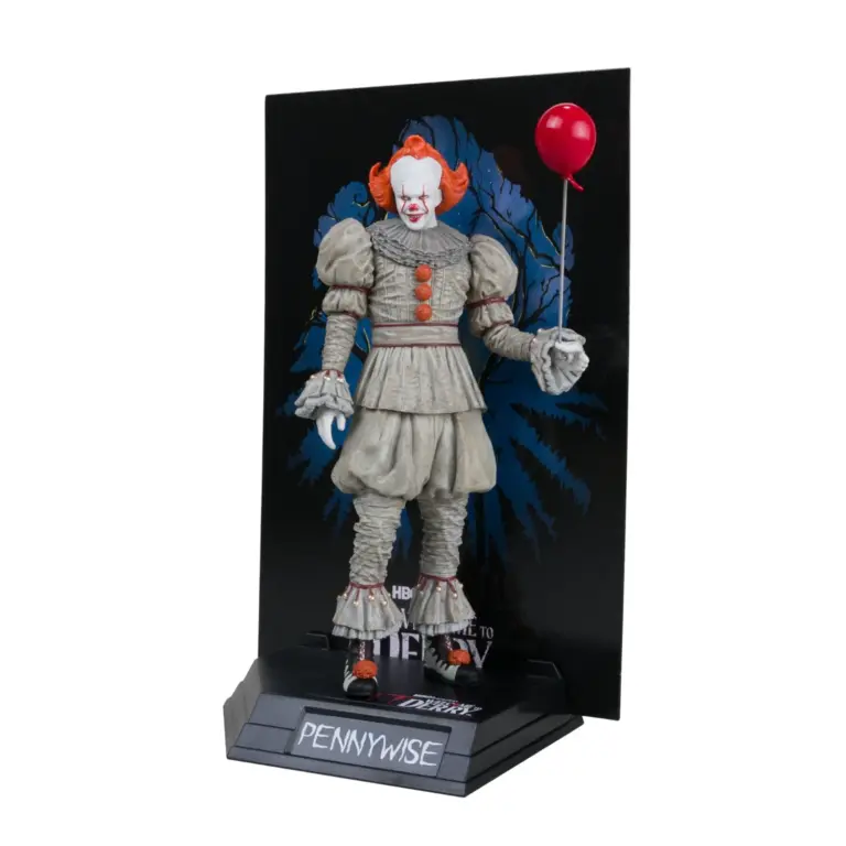 01. McFarlane Movie Maniacs Pennywise (Welcome To Derry) Figura, 16cm