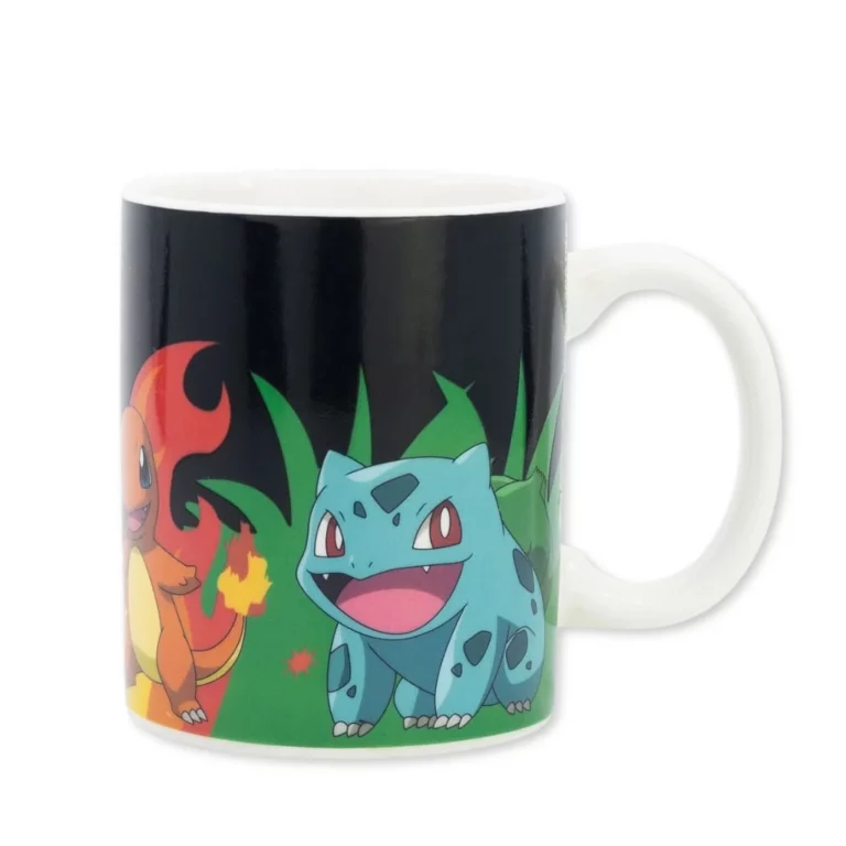 01. Pokémon 'Starters' šalica Koja Mijenja Boju, 325 Ml