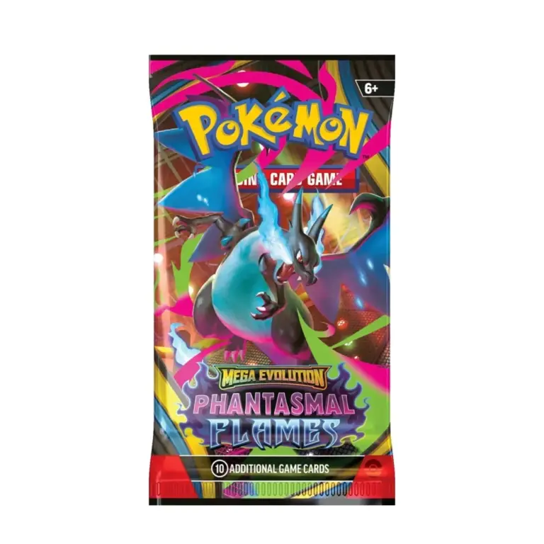 01. Pokémon TCG Mega Evolution Phantasmal Flames Booster Pack