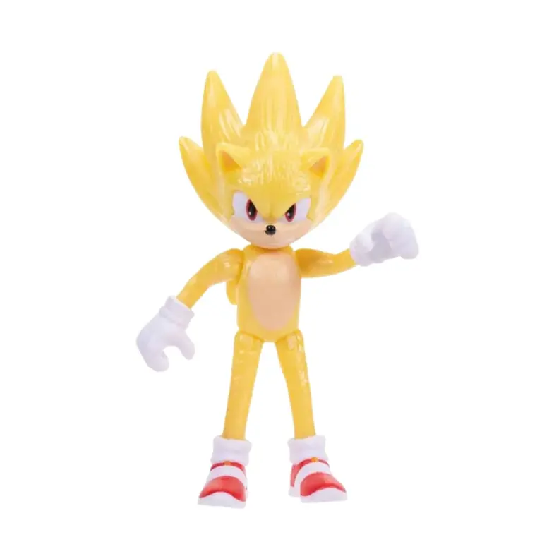 01. Sonic The Hedgehog 3 Super Sonic Figurica, 6cm