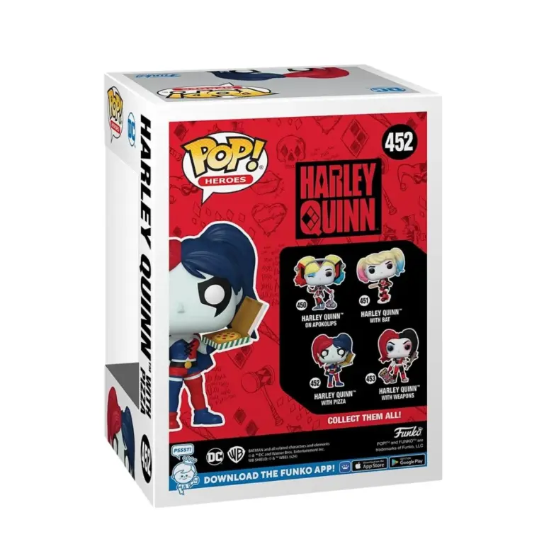 02. Funko Pop! Heroes DC Comics Harley Quinn With Pizza #452